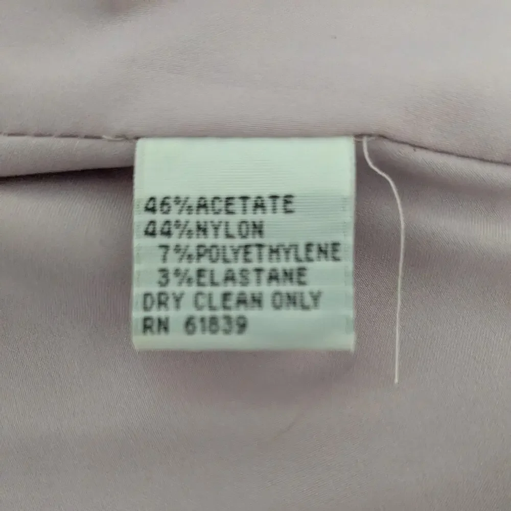 Teri Jon Prom Dress Maxi Gown 6 Purple Rickie Freeman Metallic Shoulder Formal - Picture 11 of 11